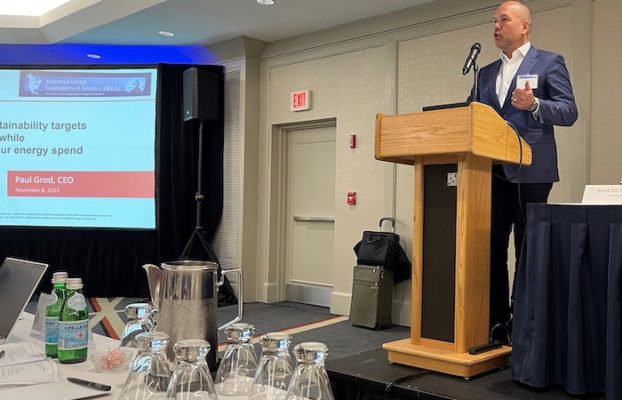 Paul Grod speaks at the IECA Conference on “Meeting Sustainability Targets while Reducing Energy Spend”