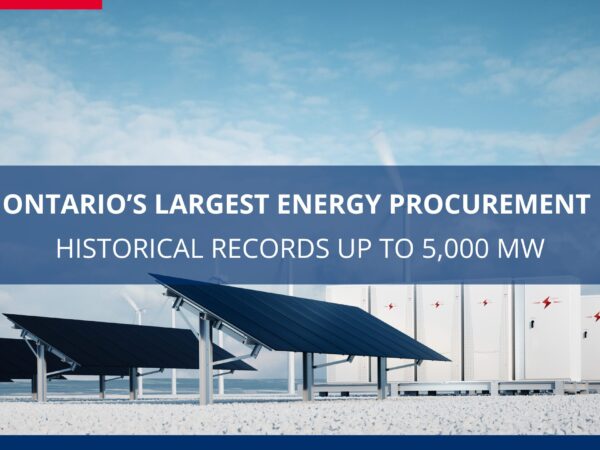 Ontario Launches Largest Competitive Energy Procurement in Province History