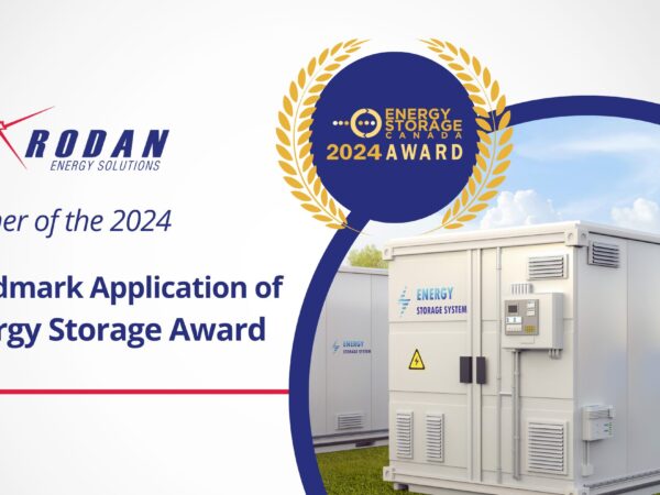 Energy Storage Canada Landmark Application Award 2024