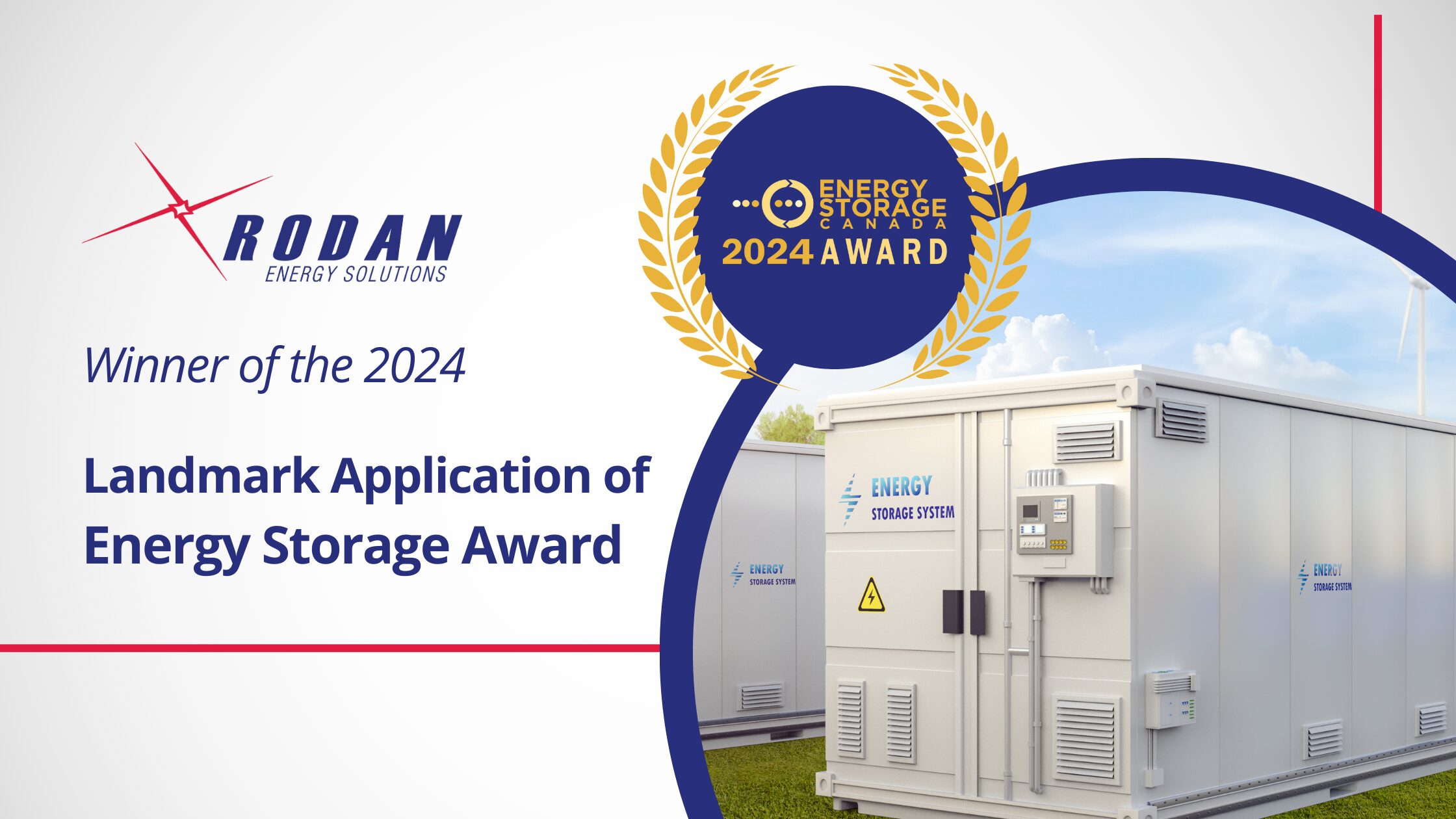 Rodan Energy Wins 2024 ESC Landmark Award