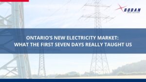 Market Renewal Program MRP, Ontario’s New Electricity Market After Seven Days