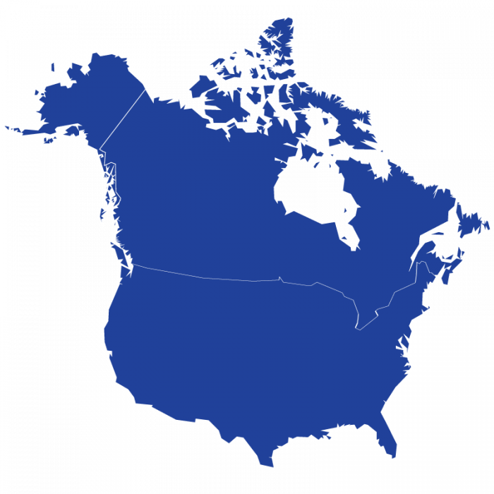 Markets Served Map Markets Served Map